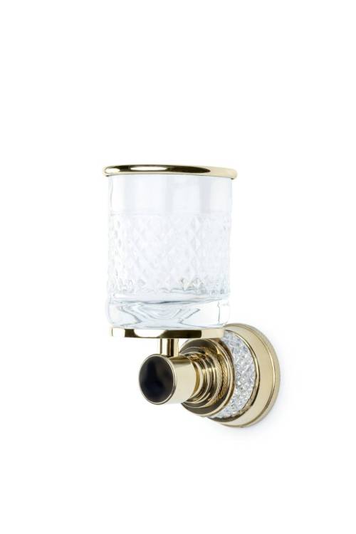 Стакан Boheme Aura 10244-G настенный, золотой