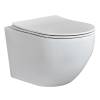 Унитаз подвесной Splendy Light LI10152VTNW безободковый, сиденье микролифт, белый