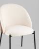 Стул Stool Group Adelinde DC1153-2 AT3228-22 + brown PU бежевый с коричневой экокожей фото 3