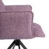 Кресло Tetchair Lutz 25406 VT shape wood rose, велюр, букле, вращающееся фото 10