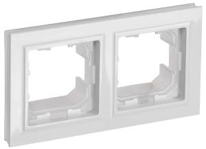 Рамка 2-постовая IEK Brite BR-M22-44-K01 белый