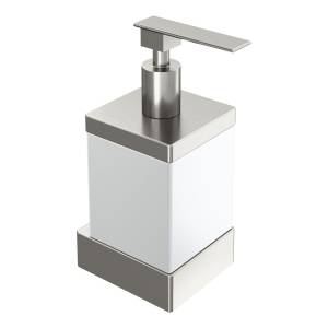 Дозатор Boheme Qubic 10727-NB Nickel Brush