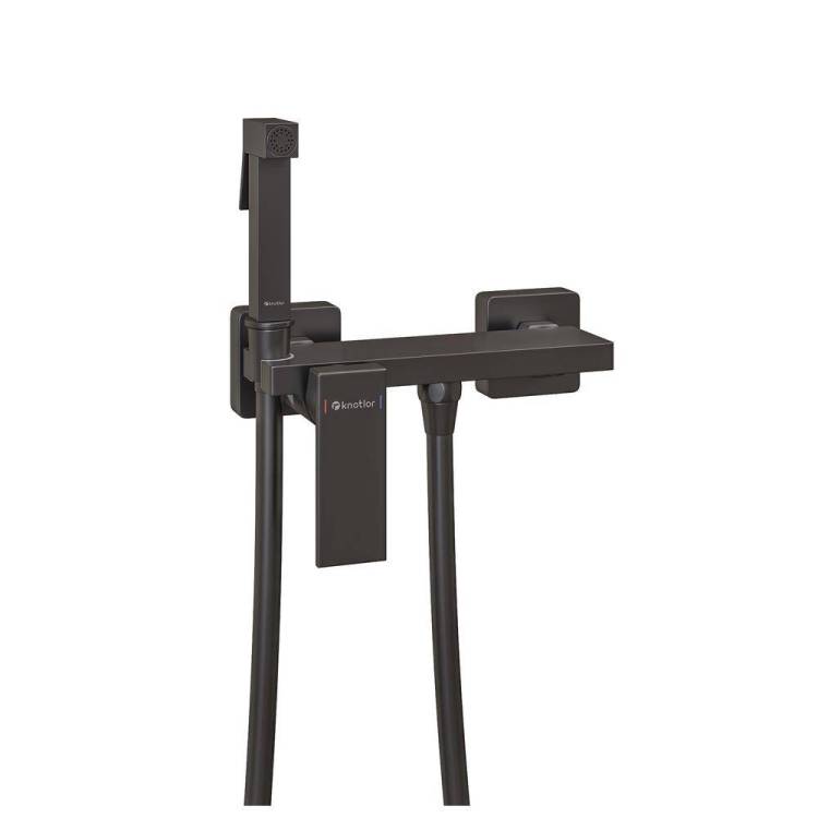 Гигиенический душ Knotlor Mist FHS02S0GM вороненая сталь