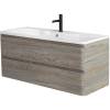 Тумба с раковиной Belbagno Albano ALBANO-1200-2C-SO-PS 120x45x50 Pino Scania подвесная с двумя выкатными ящиками фото 3