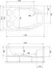 Акриловая ванна Royal Bath Shakespeare RB652100K-L 170x110 с каркасом фото 3
