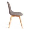 Стул Tetchair Cindy Soft (mod. C1021F1-1) 21238 Серый LY1701-26/натуральный 55x48x83 фото 2
