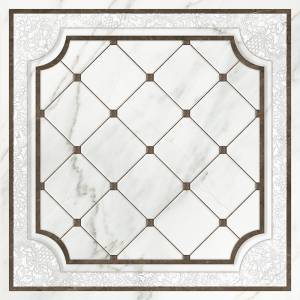 Вставка Cersanit Capella CP6R052DT белая 42x42