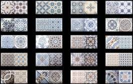 Керамическая плитка Monopole Ceramica Antique Sky 10x20 (микс)