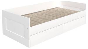 Кровать односпальная 2.02.08.450.1 Гуд Лакк Сириус Белая