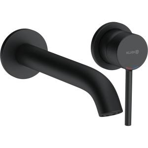 Смеситель для раковины Kludi Bozz 382453976 черный матовый