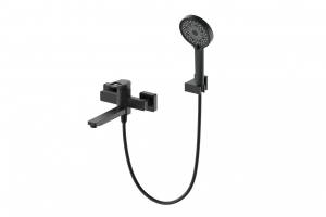 Смеситель для ванны Wonzon & Woghand WW-88639010-MB с душем, черный матовый