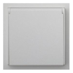 Розетка в сборе IP44 Rikett Standart 35946 SV серебро