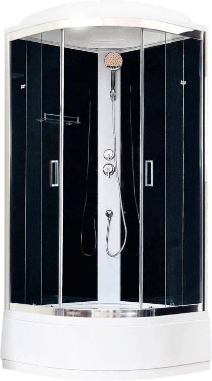 Душевая кабина Royal Bath CK RB90CK5-BT-CH с сиденьем