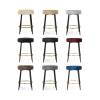 Стул барный Woodville Plato 15423 черный, белый фото 8