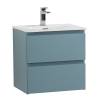 Тумба с раковиной BelBagno Kraft 39 50 Голубой матовый, раковина BB-8099-3-50 фото 2