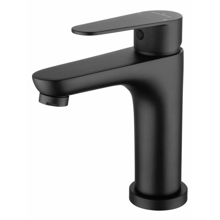 Смеситель для раковины Wonzon & Woghand WW-A40202-MB черный матовый