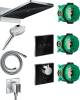 Душевой комплект Hansgrohe Rainmaker Select 580 (3 jet) 24001600 + 26530000 + 26486000 + 28276000 + 15735600 + 15736600