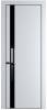Межкомнатная дверь Profil Doors 18 PE полотно Вайт, кромка алюминиевая с четырех сторон черная, стеклянная вставка черный лак 800x2000