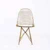 Стул обеденный Stool Group Eiffel AFR-18B-P1 GL/WH с белой подушкой фото 2