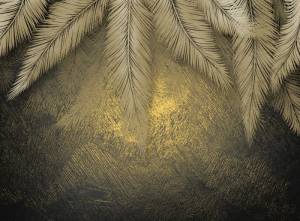 3D Фотообои Artegrafico «Пальмы на закате» PT-018 акварель