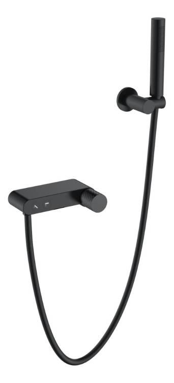 Смеситель для ванны Boheme Stick 123-BB Black Diamond Black