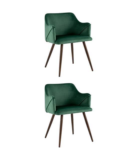 Набор из 2 стульев Stool Group Монарх New DC-1502 HLR-57 X2 зеленый