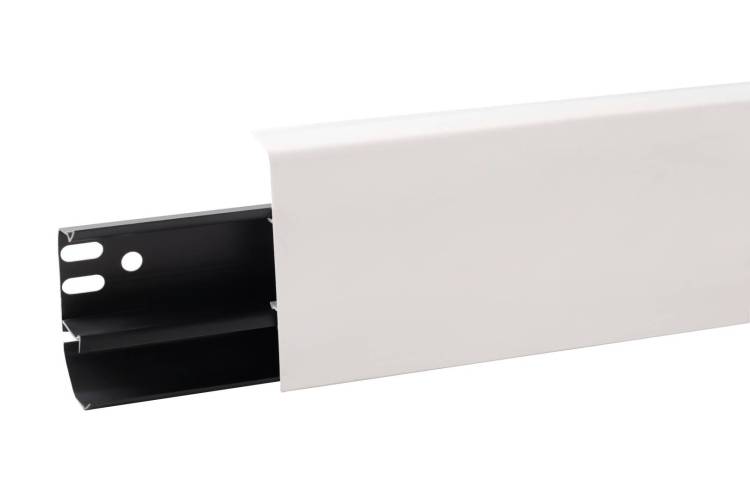 Плинтус Aberhof ABF 7000 Белый матовый 2200x70x26