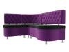 Диван угловой Лига диванов Вегас 105183L Черный Левый фото 3
