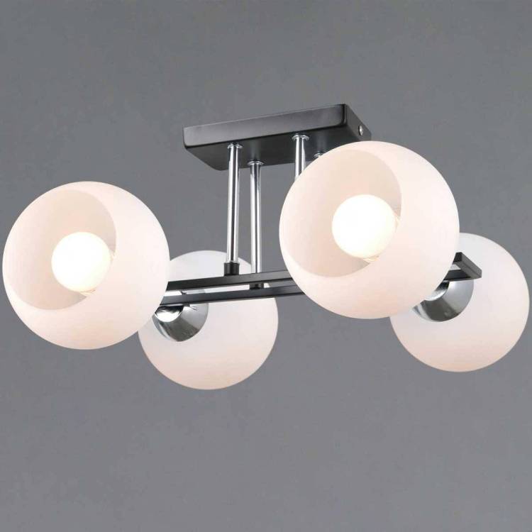 Потолочный светильник Illumico IL0791-4CSQ-25 BK CR TRENTO