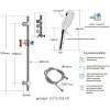 Душевой гарнитур Remer 317G318CP Хром фото 2