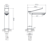Смеситель для раковины Vincea Verse VBF-2VE1MB матовый черный фото 3