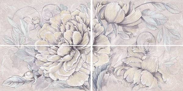 Панно Керлайф Delicato Bouquet Perla (Компл.) 126x63