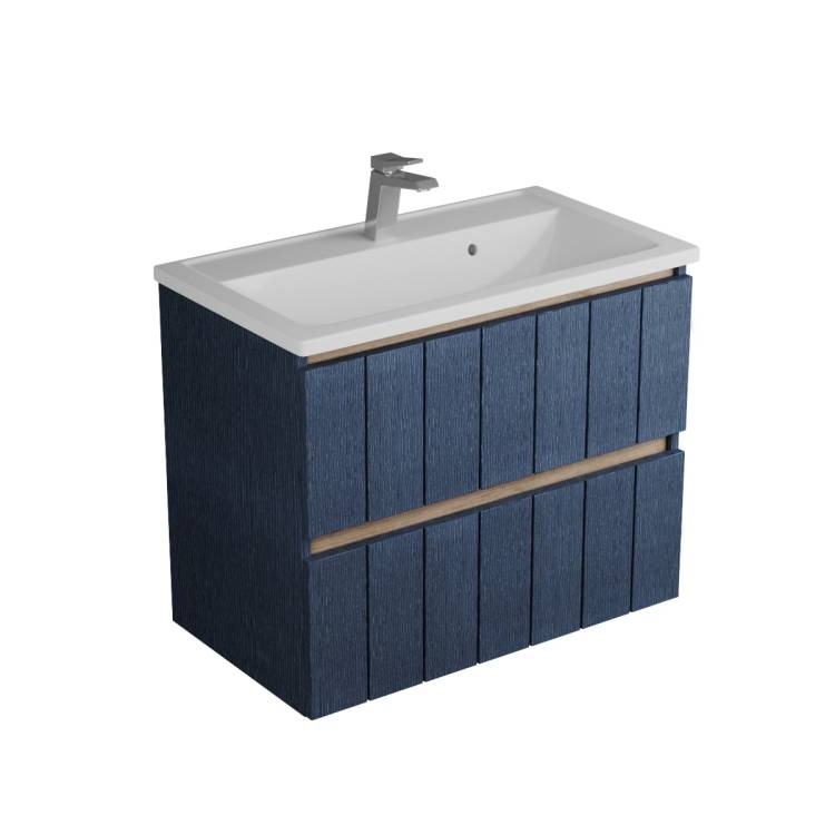 Тумба с раковиной Veneciana Tellaro 80 58030 индиго