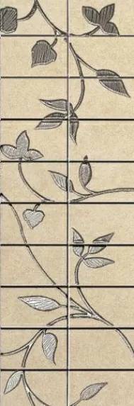 Мозаика Italgraniti Urbana UR02LA Beige List. Mosaico Fiore 15x45