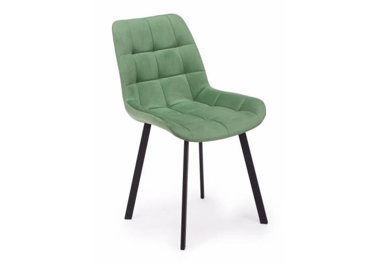 Стул на металлокаркасе Notta Челси 360 П 632507 фисташковый (zd 651) / черный