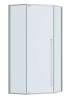 Душевой уголок Cezares PLANE-P-1-90-C-IN профиль сатин, стекло прозрачное, 90x90x195
