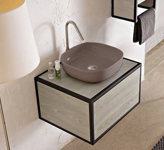Раковина Scarabeo Glam 1806 52 40x40x12.5, бежевый