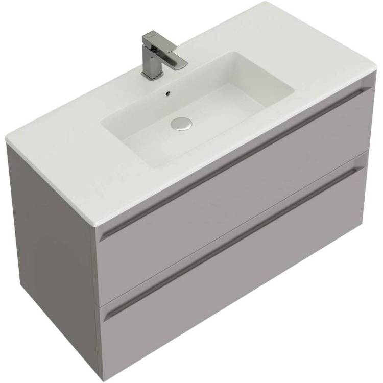 Тумба с раковиной Allen Brau Eclipse 2.0 1.E1003.PGM 2.0 платина матовый, 101x63.4