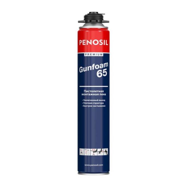 Пена монтажная Penosil Premium Gunfoam 65 профессиональная 870 мл