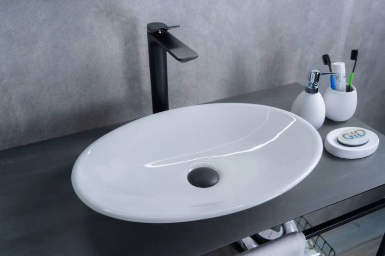 Раковина Gid Lago N9022 51110 белая, 50x35x9
