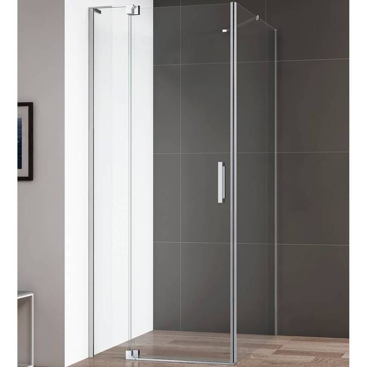 Душевой уголок Cezares Slider SLIDER-AH-1-90-80/90-C-Cr профиль хром, стекло прозрачное, 90x90