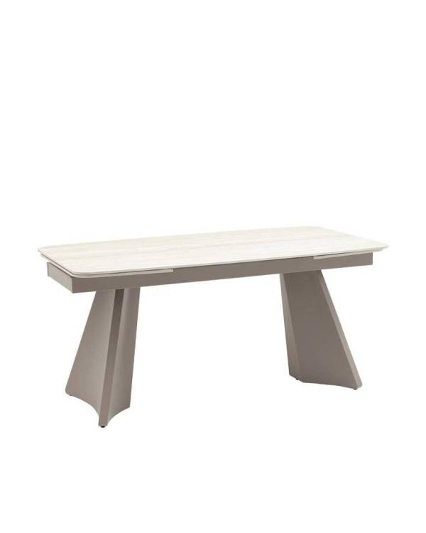 Стол обеденный Stool Group Eliora DT9026-160 grey top DUAL серый, керамика 160(240)x90x76