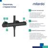 Душевая стойка Milardo Ideal Spa ILSBLTHM89 черный матовый фото 7