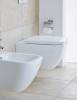 Комплект Унитаз подвесной Duravit Happy D.2 2222090000 rimless + Крышка-сиденье с микролифтом + Инсталляция Grohe Rapid SL 38721001 3 в 1 с кнопкой смыва фото 2