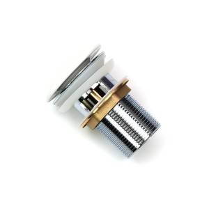 Донный клапан Melana MLN-335301 с переливом, белый, в блистере