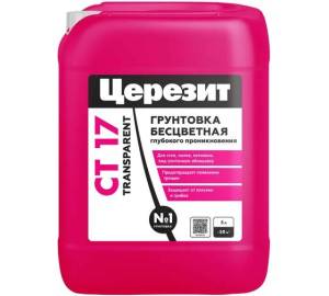 Грунт универсальный Ceresit CT 17 Transparent прозрачный 5 л