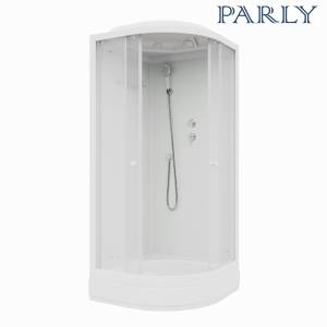 Душевая кабина Parly BM86F белая, 85x85x215