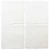 Керамическая плитка Dna Tiles Flash Bars 124409 White Glossy 13x13