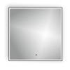 Зеркало Watersense Eva W00906 LED Black Edition, сенсор на взмах, 80x80 фото 2