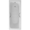 Чугунная ванна Delice Biove DLR220509R-AS 170x75, с антискользящим покрытием, с ручками, без ножек